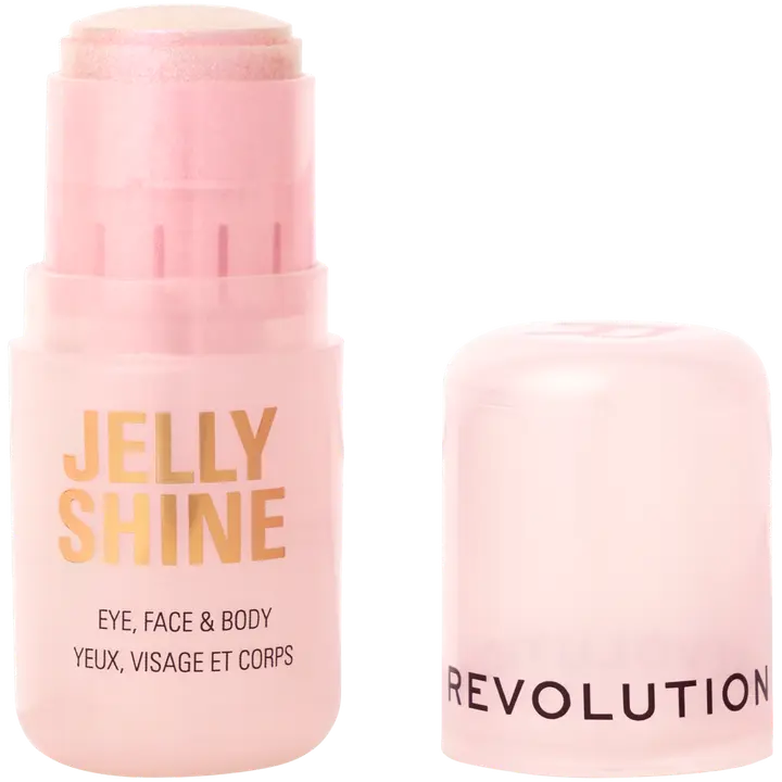 Revolution jelly shine eye, face & body monikäyttö meikkipuikko 5,5g ethereal  pink