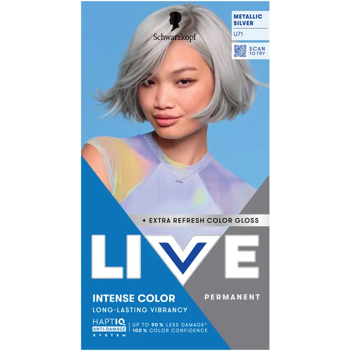 Schwarzkopf LIVE U71 Metallic Silver