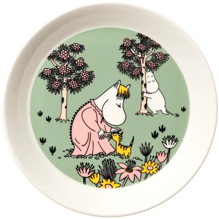 Moomin Arabia Muumi Hellyys lautanen 19cm