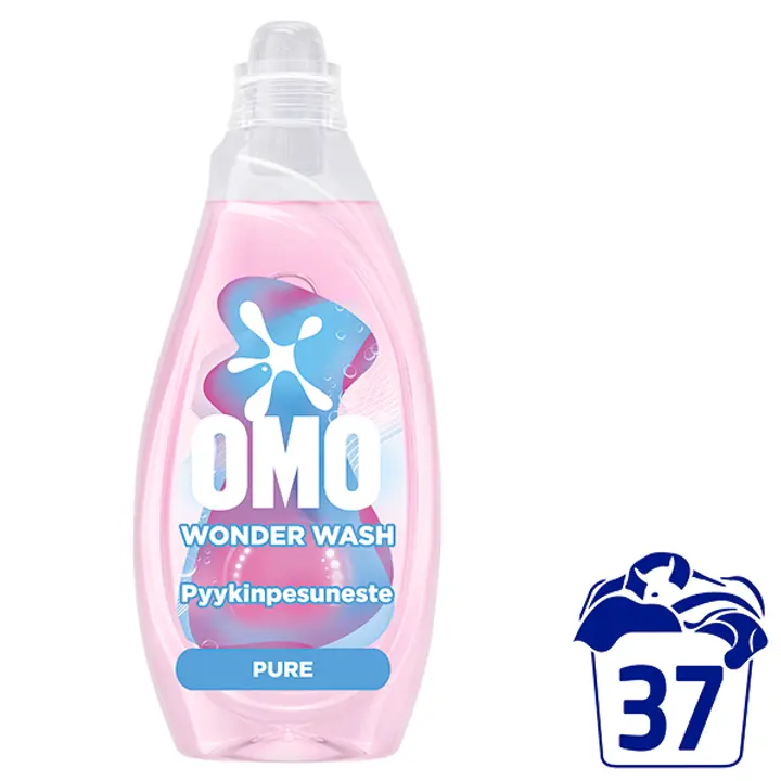 Omo Wonder Wash Pure pyykinpesuneste 1,48 l 37 pesua