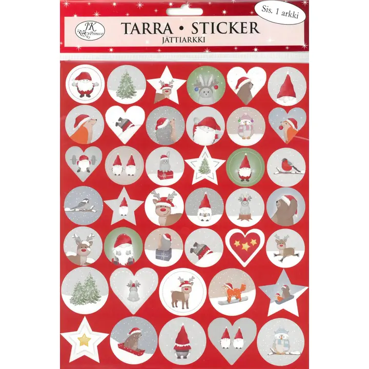 J.K. Primeco Jättitarra-arkki Jouluhahmot pyöreä