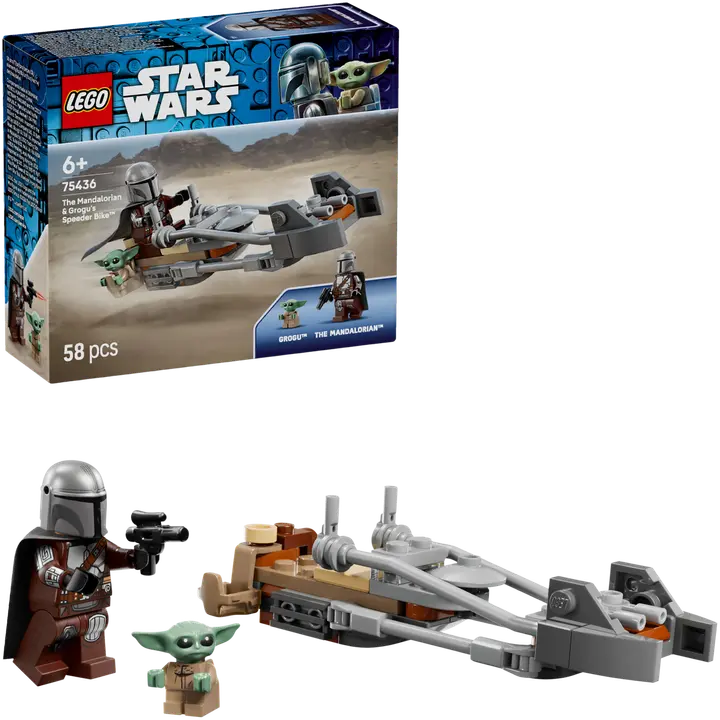 LEGO® Star Wars TM 75436 Mandalorialaisen ja Grogun kiituripyörä