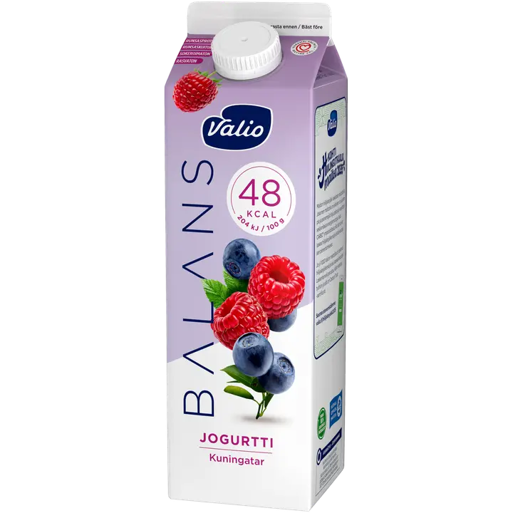 Valio Balans jogurtti 1 kg kuningatar rasvaton laktoositon
