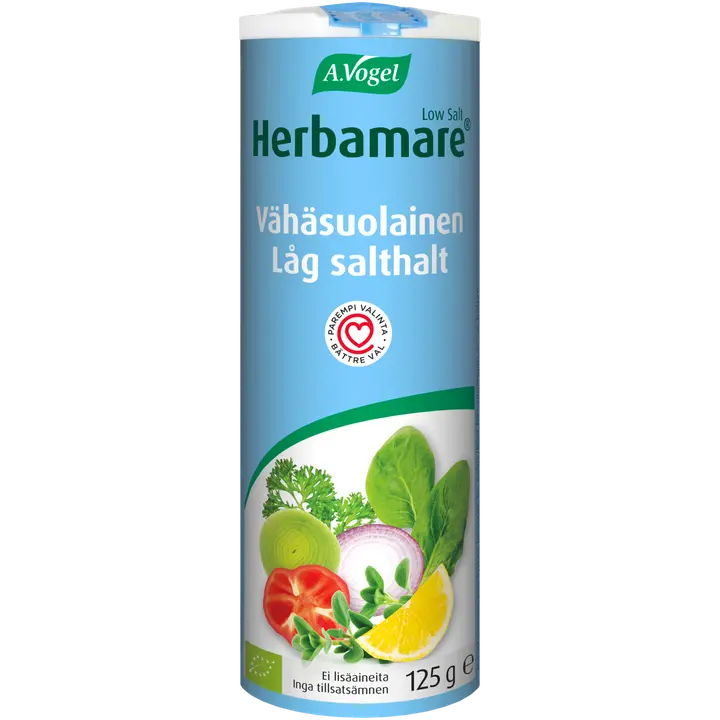 Herbamare low salt 125 g, sydänmerkki