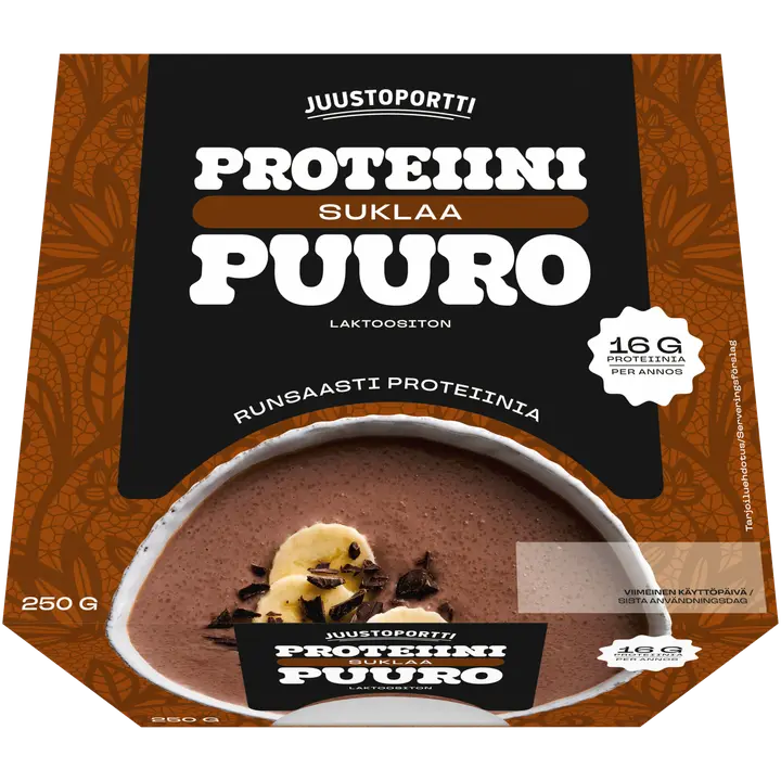 Juustoportti  Proteiini-suklaapuuro 250 g laktoositon