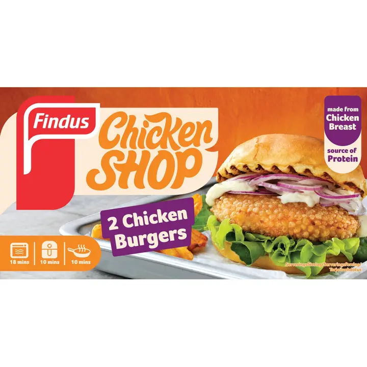 Findus Chicken Burgers 2kpl 227g