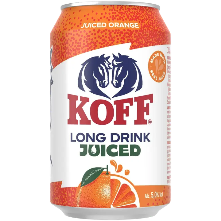 Koff Long Drink Juiced Orange long drink 5 % tölkki 0,33 L