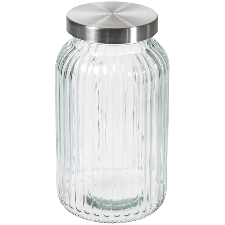 AmandaB lasipurkki metallikansi 19cm