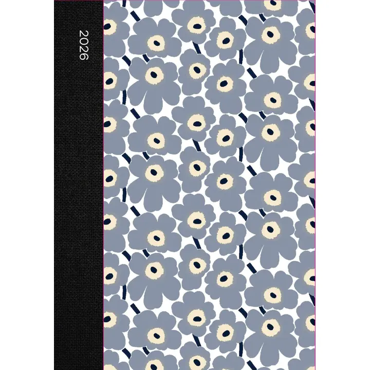 Kalenterikirja 2026 marimekko A5 unikko