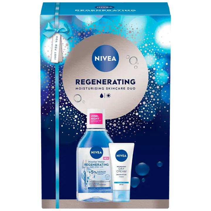 NIVEA Regenerating lahjapakkaus 2025 sis. 2 tuotetta