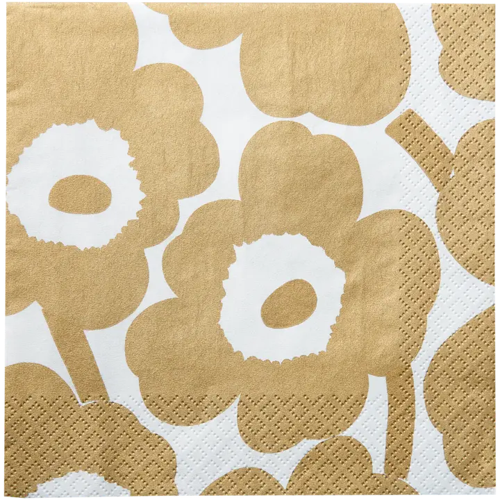 Marimekko Unikko kulta lautasliina 20kpl/33cm