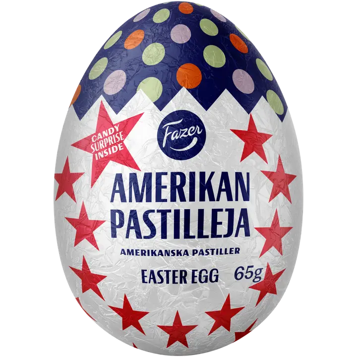 Fazer Amerikan Pastilleja suklaamuna 65g