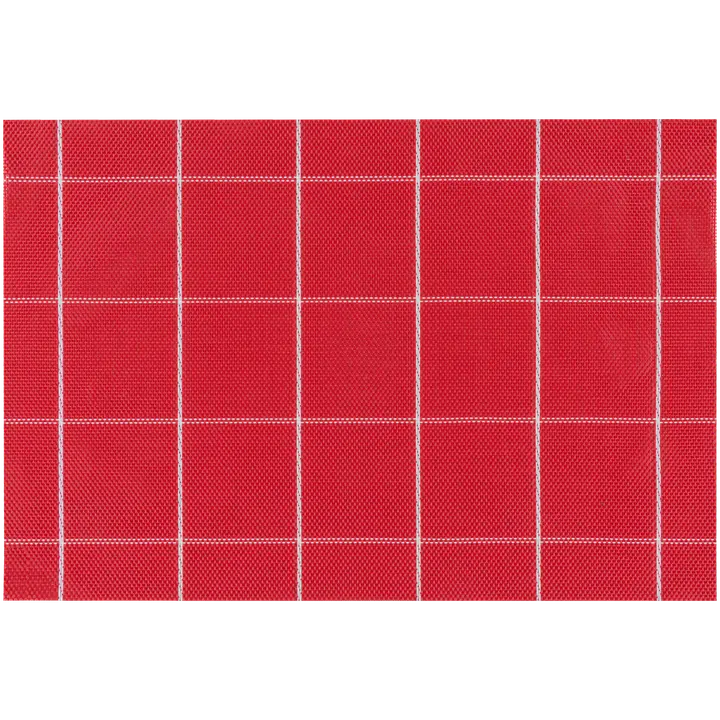 House tabletti Ruutu PVC 30x45 cm punainen/valkoinen