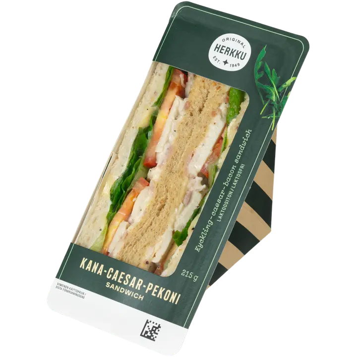 Herkku Kana-caesar sandwich 215 g