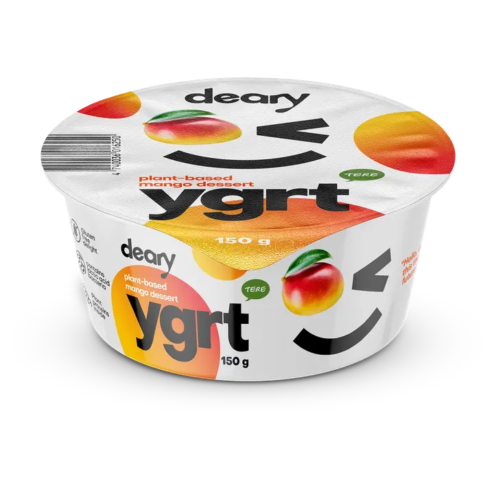 Deary kasvipohjainen jälkiruoka mango 150 g
