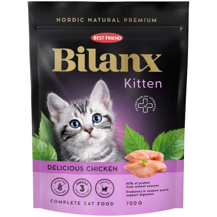 Best Friend Bilanx Kitten kana kuivaruoka kissoille 700 g