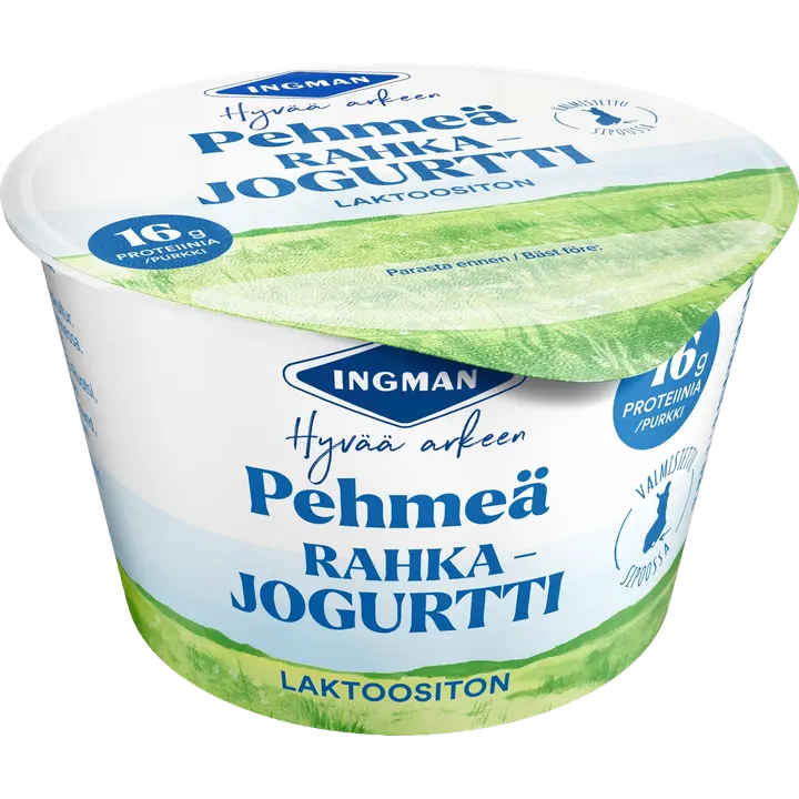 Ingman Rahkajogurtti maustamaton 200 g laktoositon