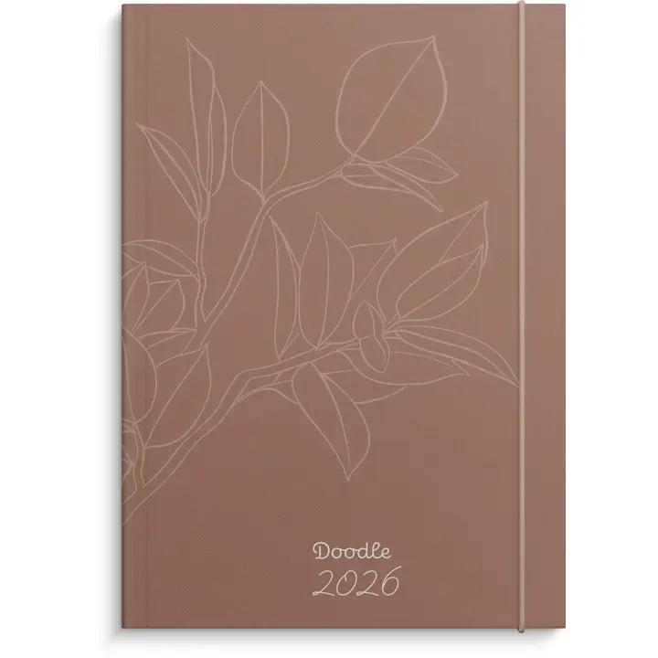 Burde Kalenteri 2026 Doodle sidottu