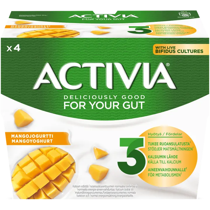 Danone Activia Mangojogurtti 4x125g