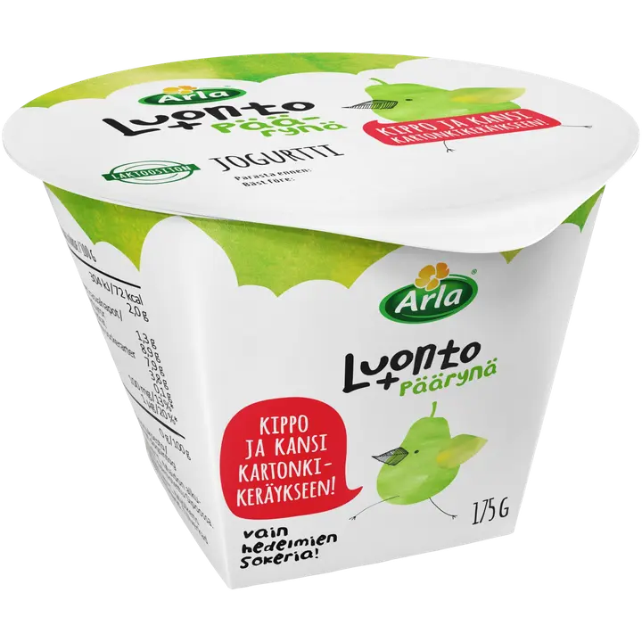 Arla Luonto+ AB laktoositon 175 g päärynäjogurtti