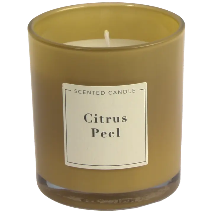Tuoksukynttilä citrus peel keltainen