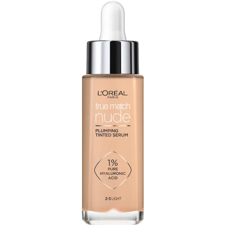 L'Oréal Paris True Match Nude Plumping Tinted Serum 2-3 Light -meikkivoide 30 ml