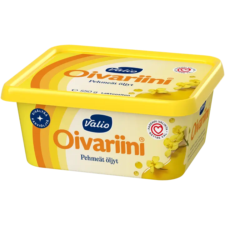 Valio Oivariini® 550 g pehmeät öljyt laktoositon