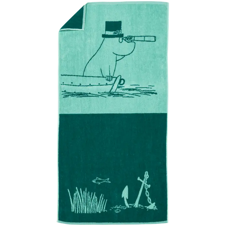 Moomin Arabia Muumi kylpypyyhe 70x140 Muumipappa sin.vih.GOTS