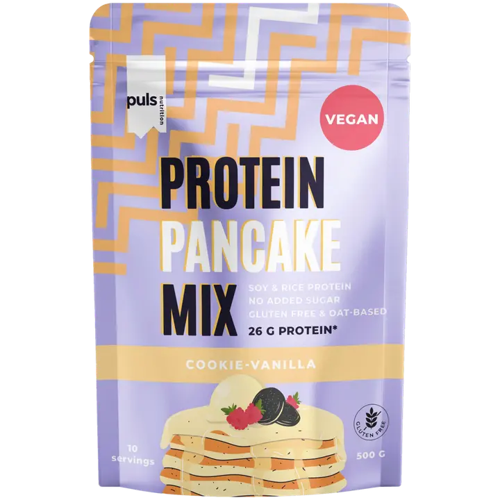 Puls Nutrition Vegan Protein Pancake mix Cookie - Vanilla 500g