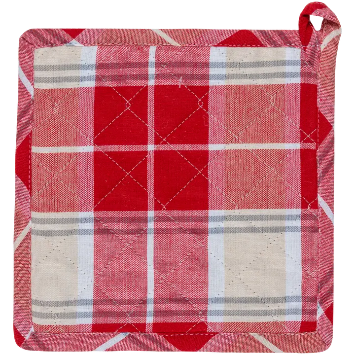 House patalappu X-mas Check 22x22 cm punainen