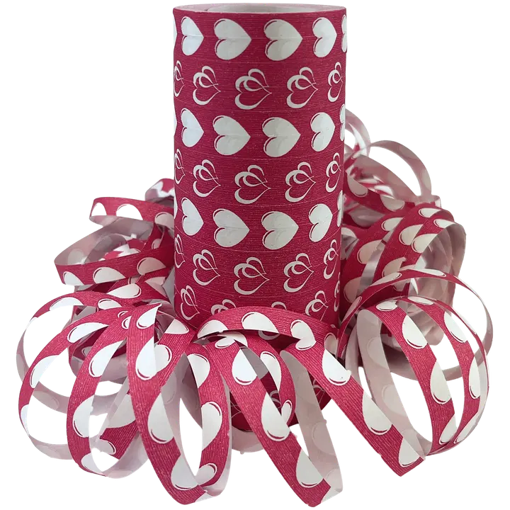 Leveä serpentiini sydämet 1 rll