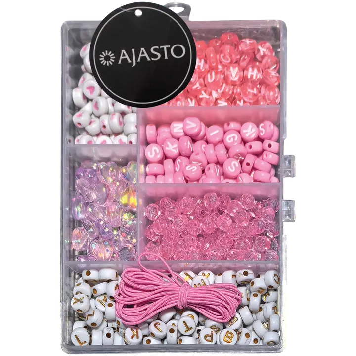 Kirjainkorusetti, vaaleanpunainen