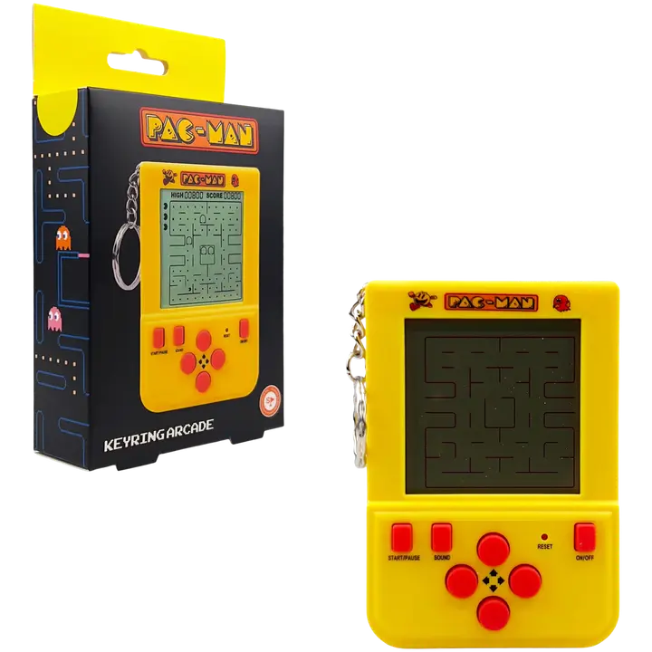 Pac-Man-Peli Avaimenperässä