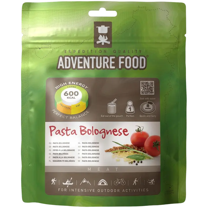 Adventure Food Pasta Bolognese, retkiruoka