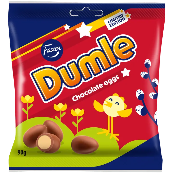 Fazer Dumle Chocolate eggs suklaamuna 90g