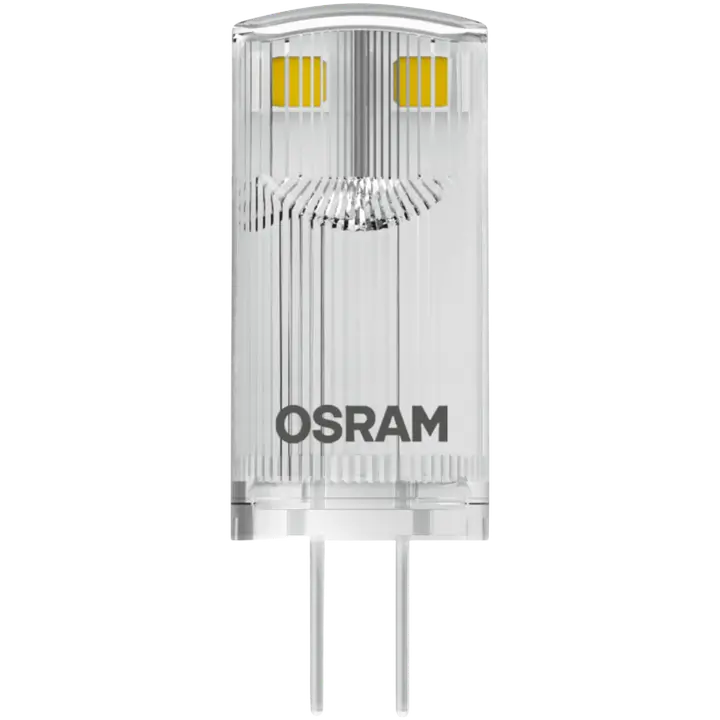 Osram LED PIN 0,9W/2700K 12V G4 ei-himmennettävä kirkaskupuinen LED-pienoislamppu 2kpl/pkt
