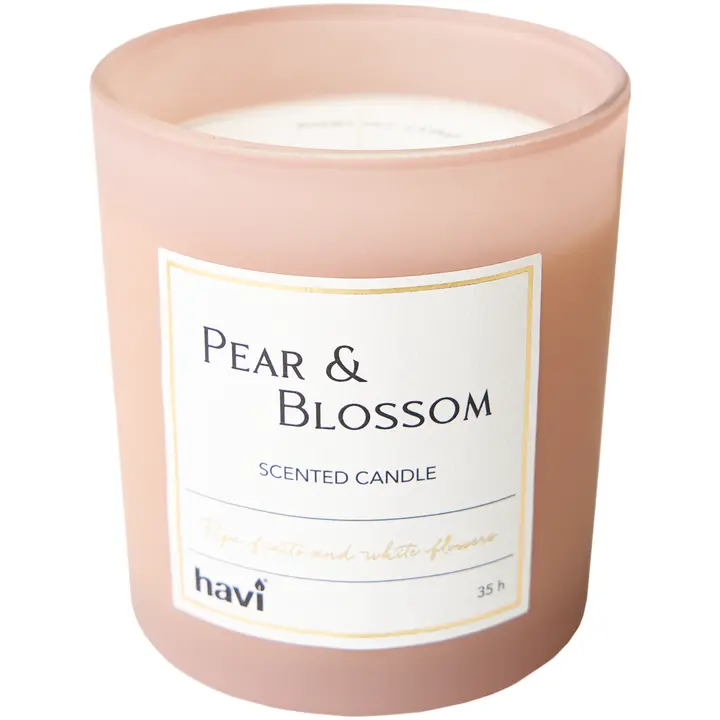 Havi Pear & Blossom tuoksukynttilä 1kpl/8x9cm
