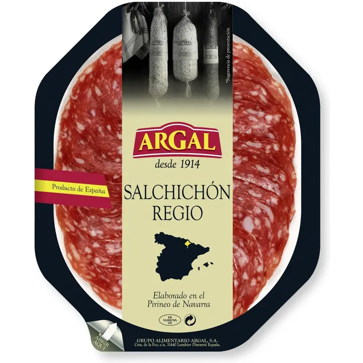Argal Salchichón Regio Makkarasiivuja 100g