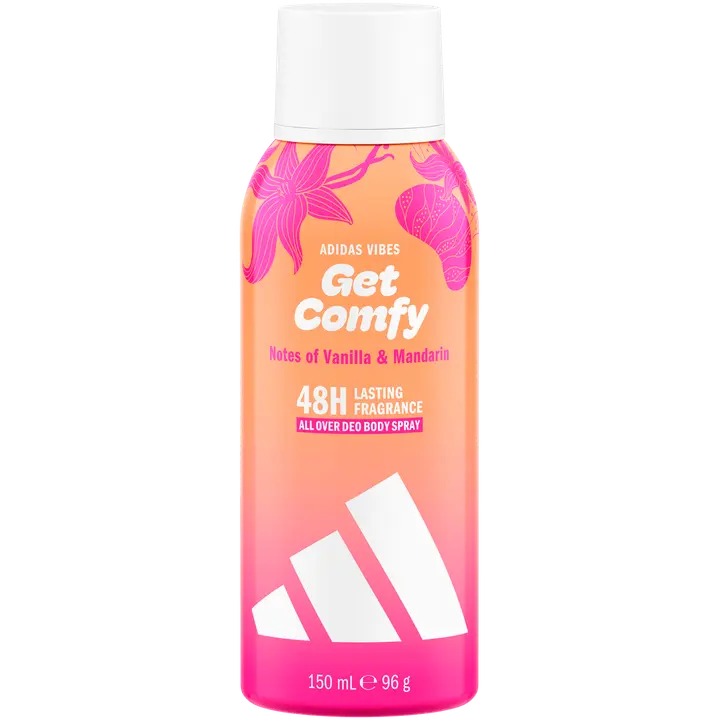 Adidas Vibes Get Comfy deo body spray 150ml, naisille