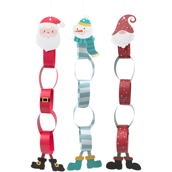 Jouluaiheiset askartelukoristeet 3 erilaista, lajitelma