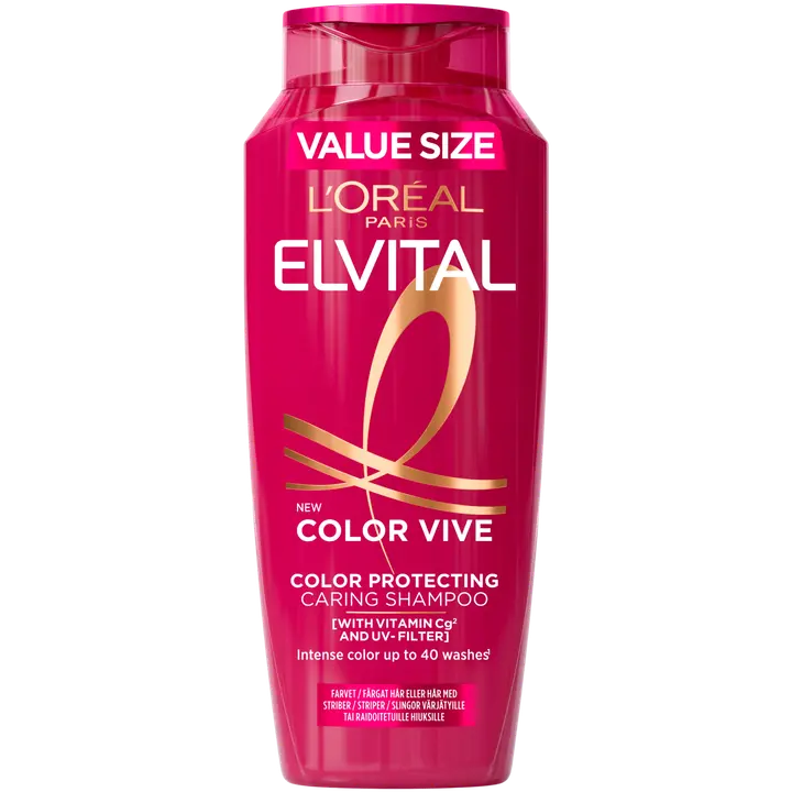 L'Oréal Paris Elvital Color-Vive Shampoo värjätyille ja raidoitetuille hiuksille 400ml
