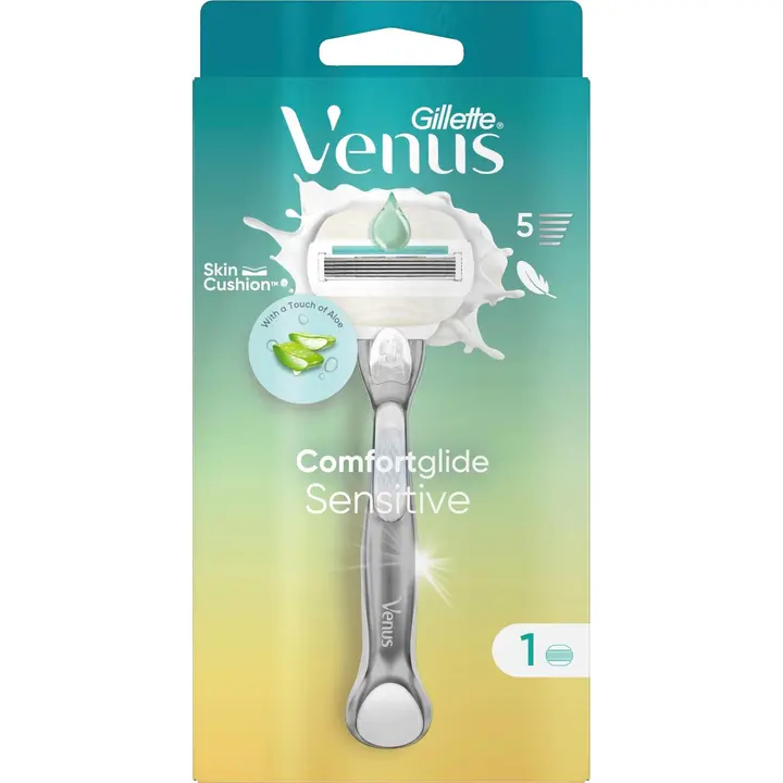 Gillette Venus Comfortglide Sensitive with Aloe ihokarvanajohöylä
