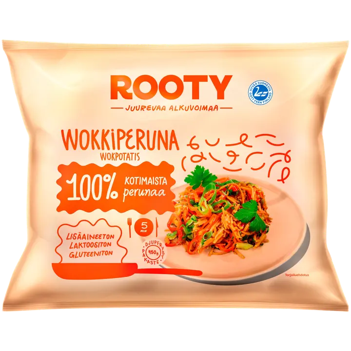 ROOTY wokkiperuna 450g, pakaste
