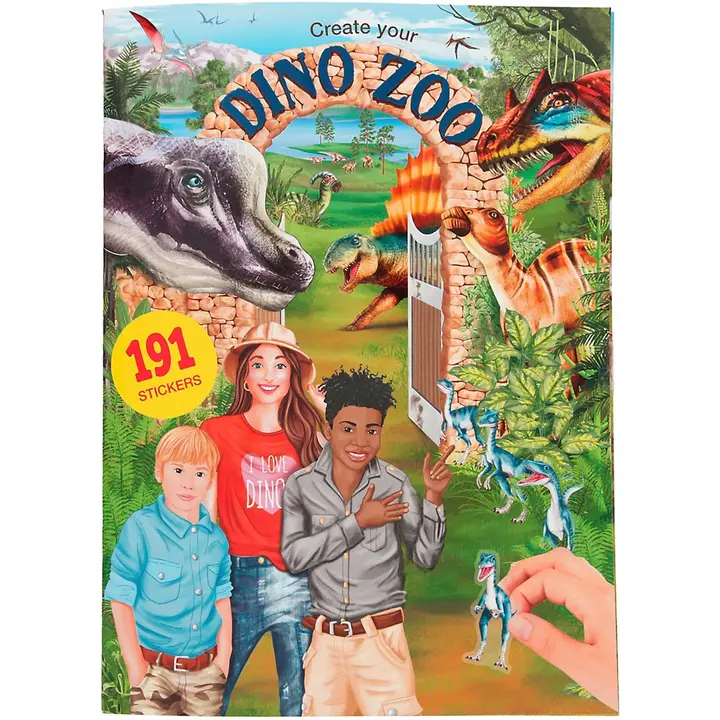 Dino World Zoo Tarrakirja