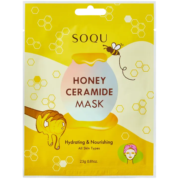 Soqu honey ceramide kangasnaamio 1 kpl