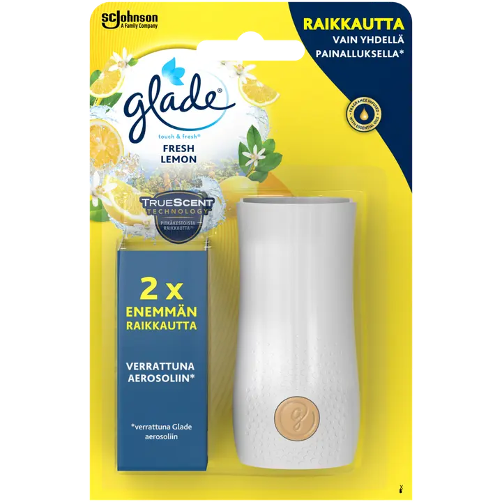 Glade Touch & Fresh 10ml fresh lemon ilmanraikastin