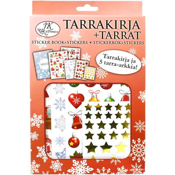 J.K. Primeco Tarrakirja+tarrat Joulu