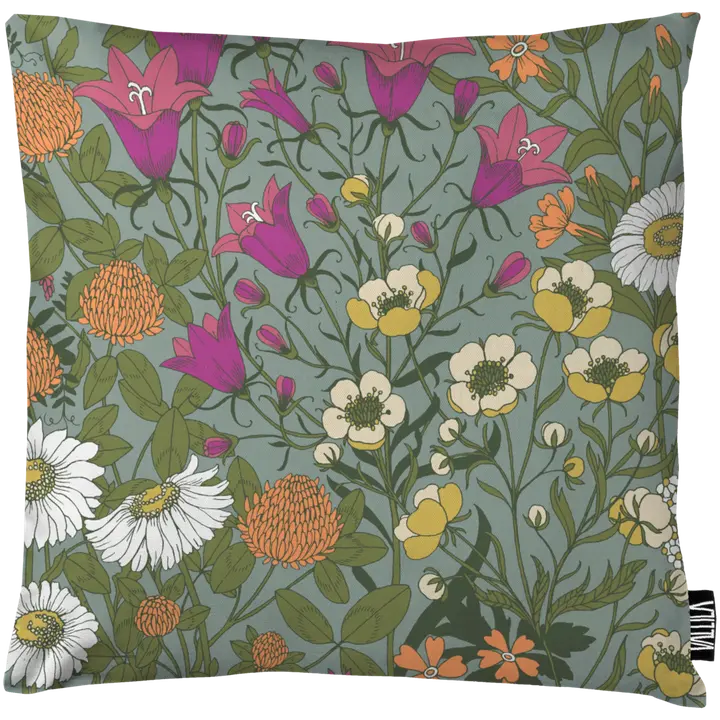 Vallila tyynynpäällinen Ahomaa 43x43 cm gvihreä/pinkki