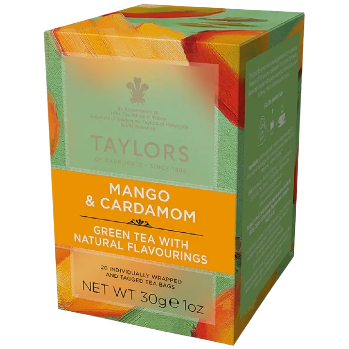 Taylors of Harrogate Mango & Cardamom vihreä tee 20pss