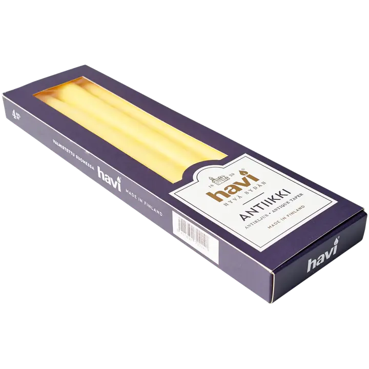 Havi sitruuna antiikkikynttilä 4kpl/28cm